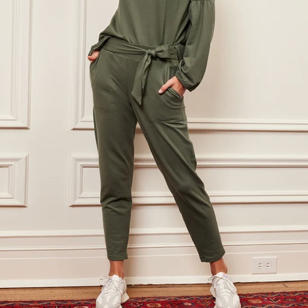 Summersalt Tie Waist Terry Jogger